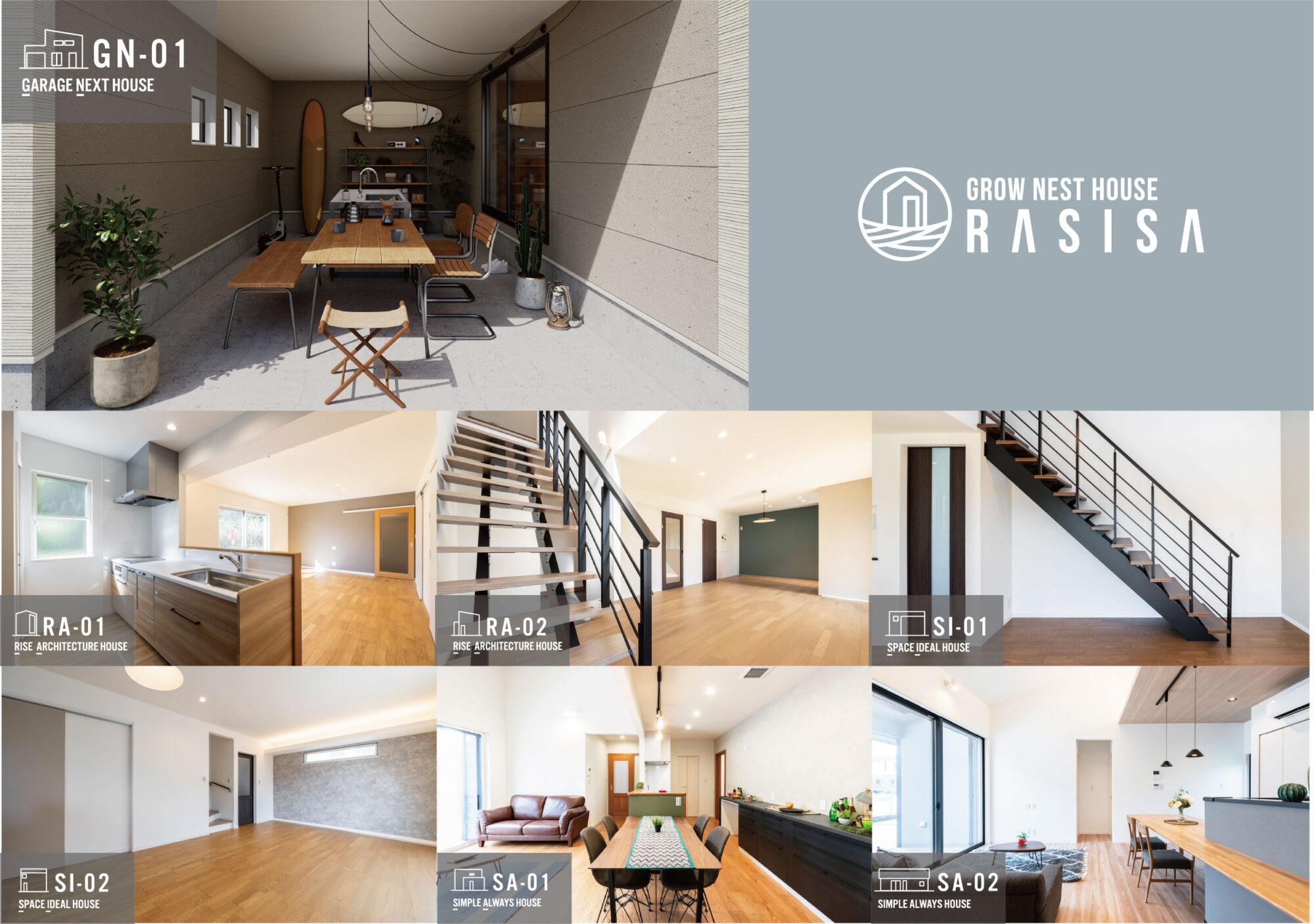 丁寧に作り込んだ全7 タイプ、半期に7 棟限定。